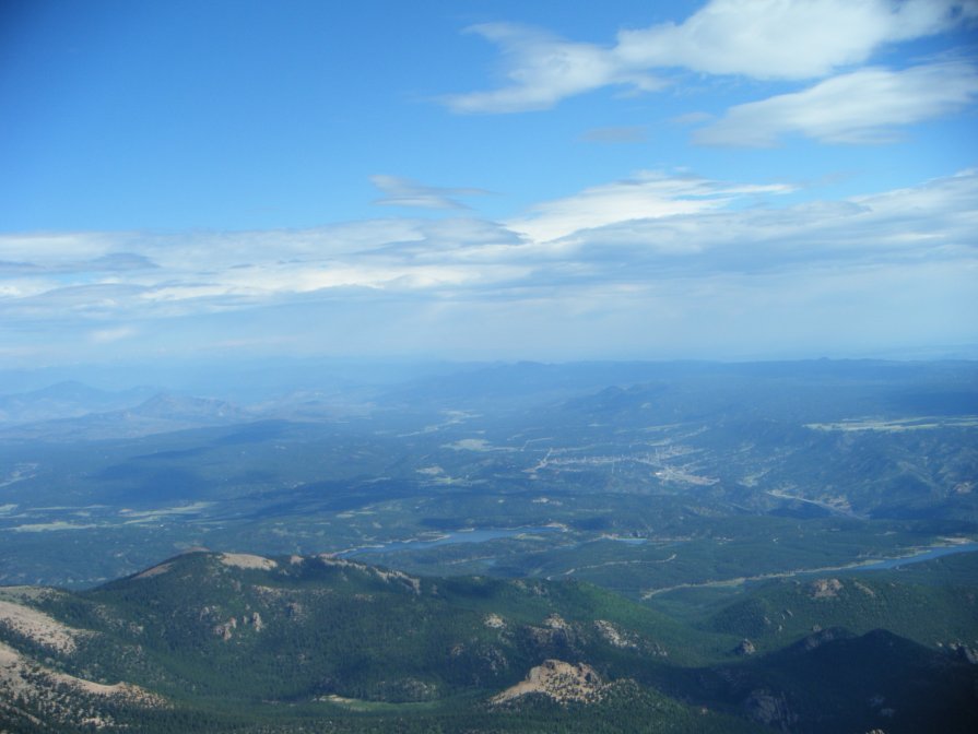 Вид с горы Pikes Peak - Викуля Шайпак