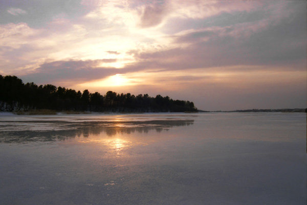Закат на Бородаевском озере - Валерий Талашов