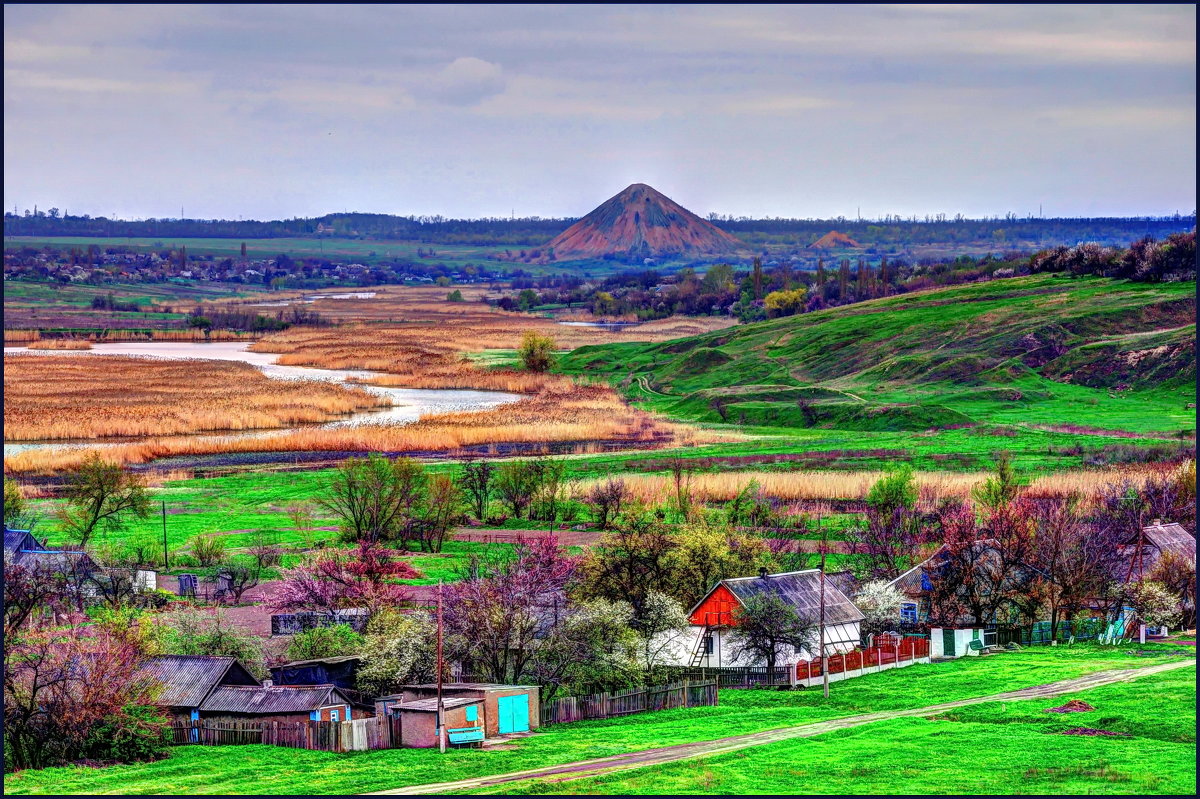 Донецкий пейзаж с терриконами