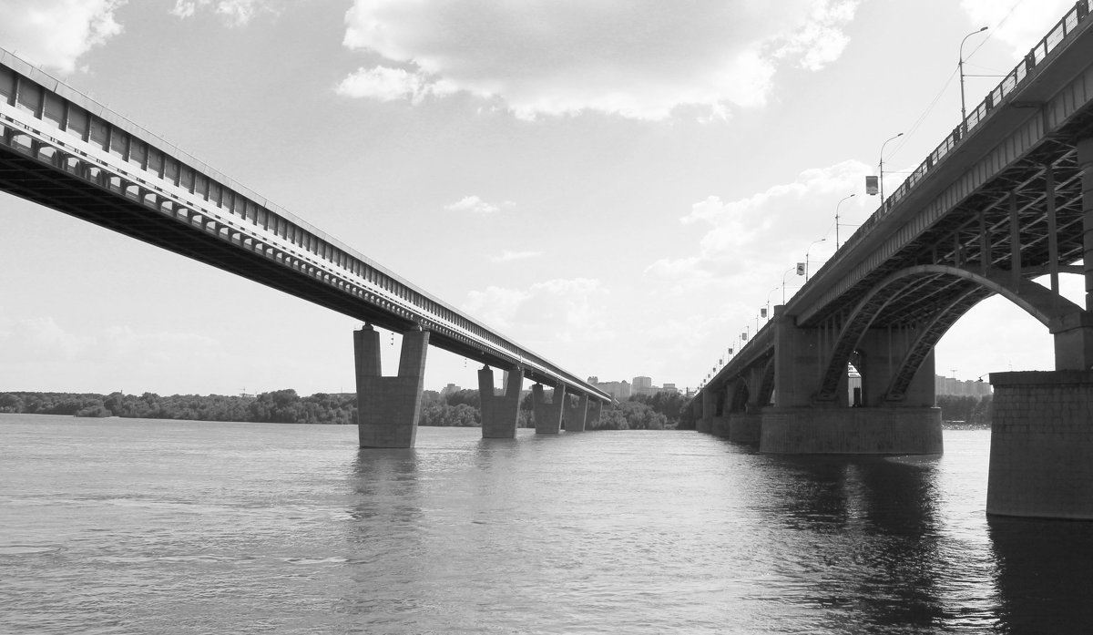 Мосты через Обь-стремление к схождению - Рустам Илалов