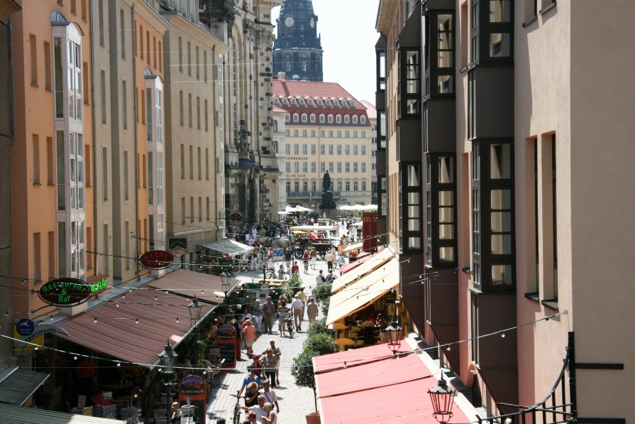 улочка в Дрездене - Ksenya Smirnova