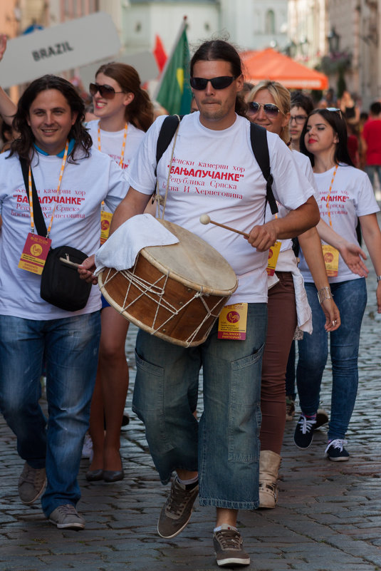 Парад хоров в Риге 2014 - Диана Матисоне