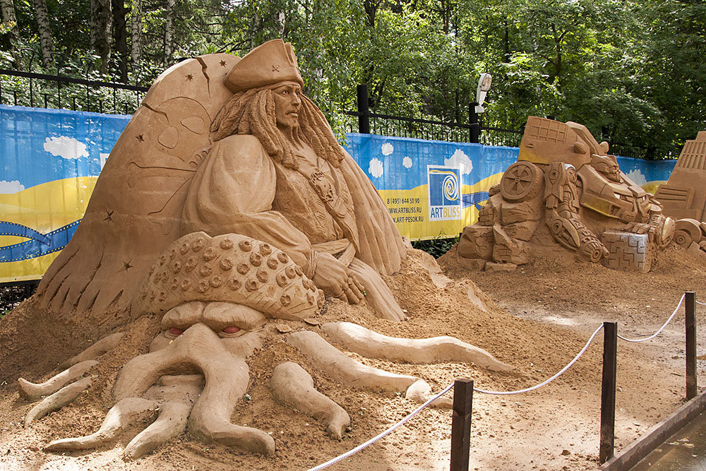 Песочная скульптура в Сокольниках - Елена Попова