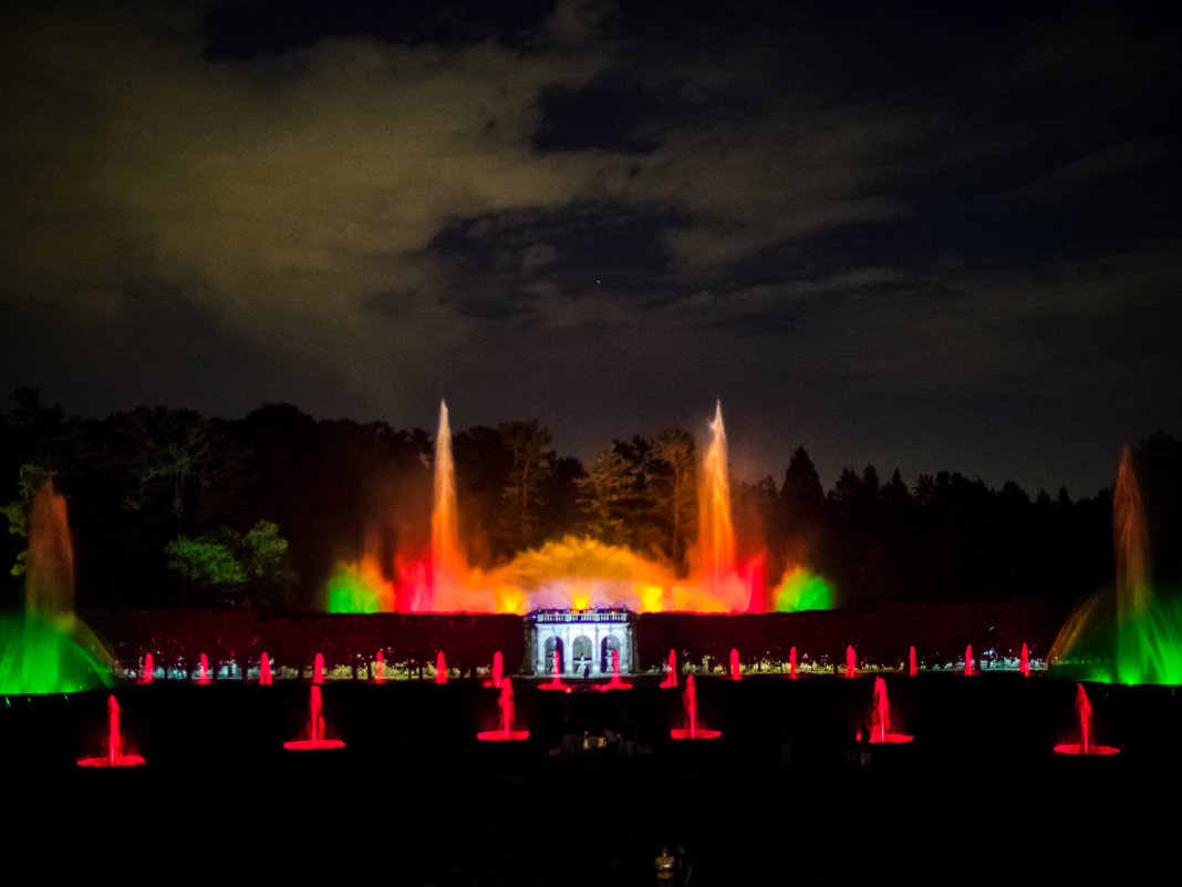 Night Light and Fountain show at Longwood Gardens - Vadim Raskin