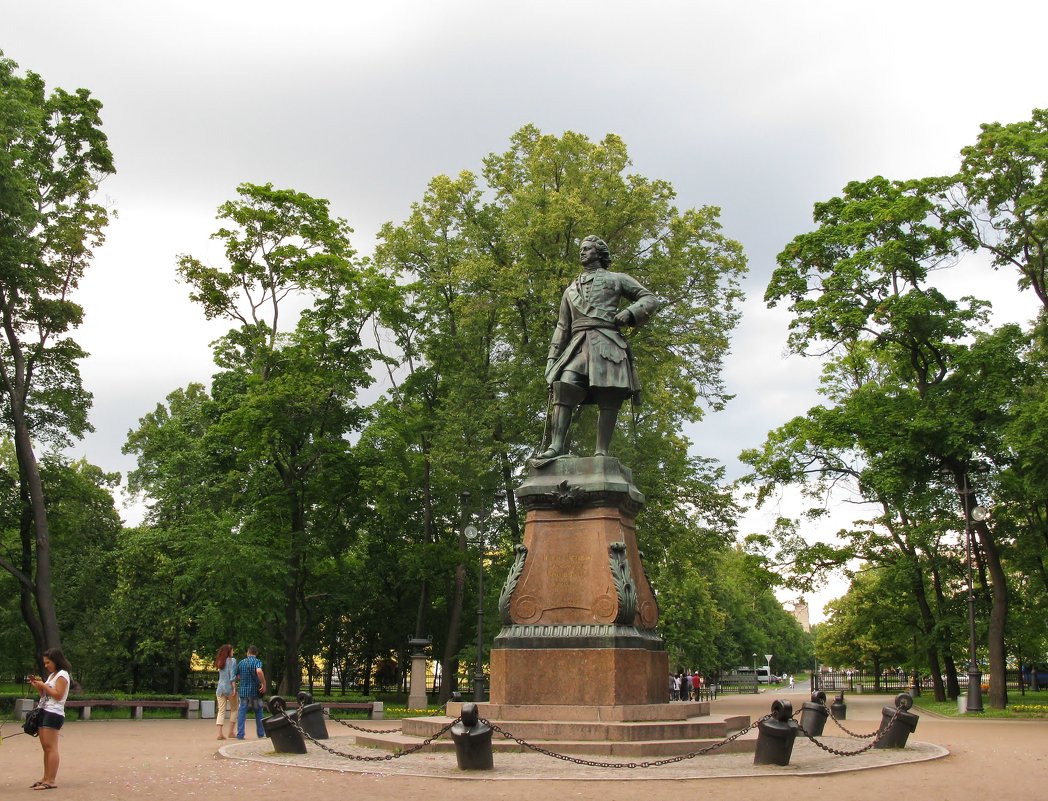 Памятник Петру I в Петровском парке Кронштадта. - ТАТЬЯНА (tatik)