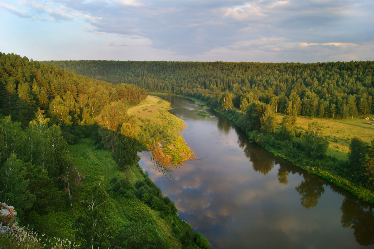 река Уфа 7 августа 2014 - Рыжик 