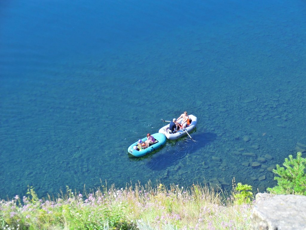 На озере Тургояк - Нина 