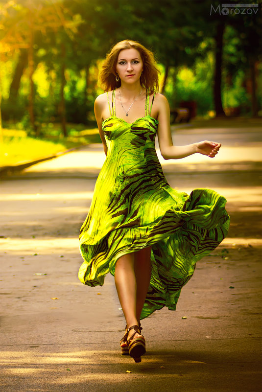 Green dress - Евгений Морозов