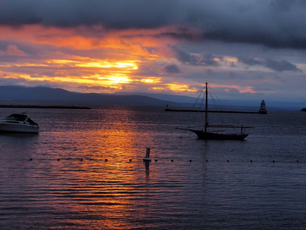 Закат на озере Champlain, Vermont - Vadim Raskin