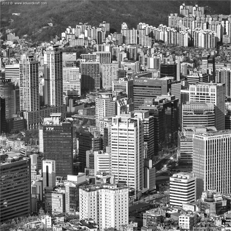 Seoul_01, View from the TV tower - Eduard Kraft