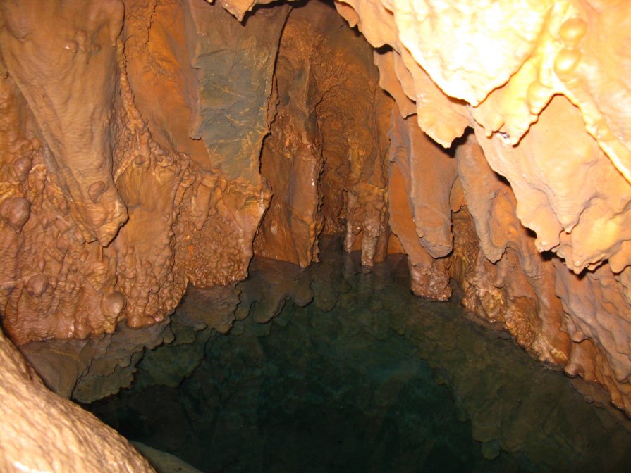 Подземное озеро, пещера Тузуксу - Ксения Казакова