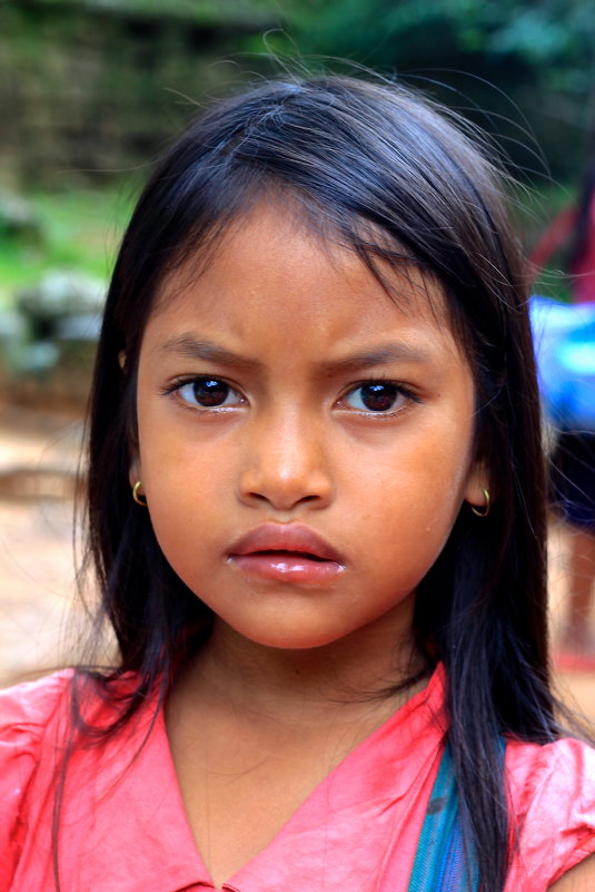 Камбоджийская девочка. - Лариса Борисова