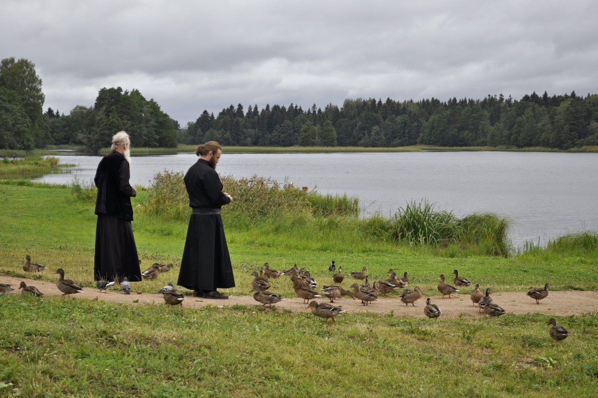 Монахи Валдайского монастыря - aleveg 