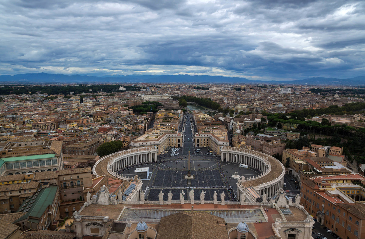 Рим с купола собора св. Петра в Ватикане - Александр Корниенко