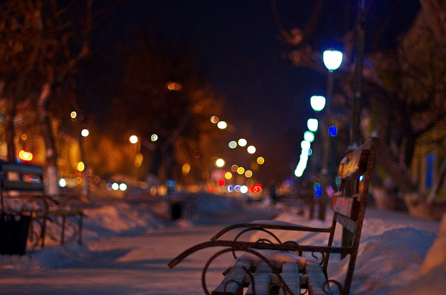 ночь....зима.... - Дмитрий Ломтев