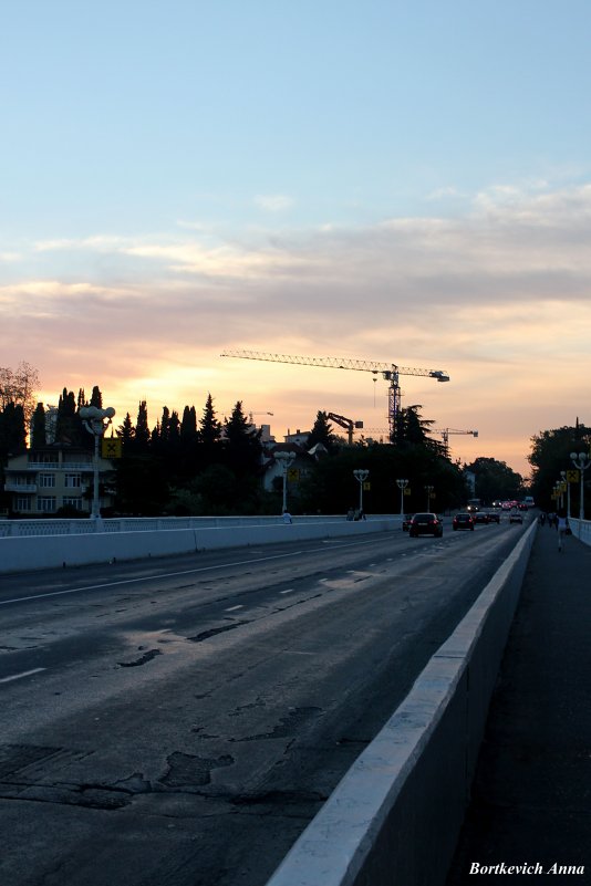 Сочинский закат на мосту - Anna Bortkevich