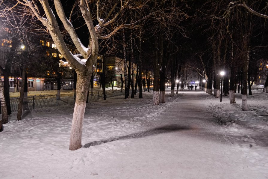 Зимние фото ночной С-Буды - Сергей Дудников