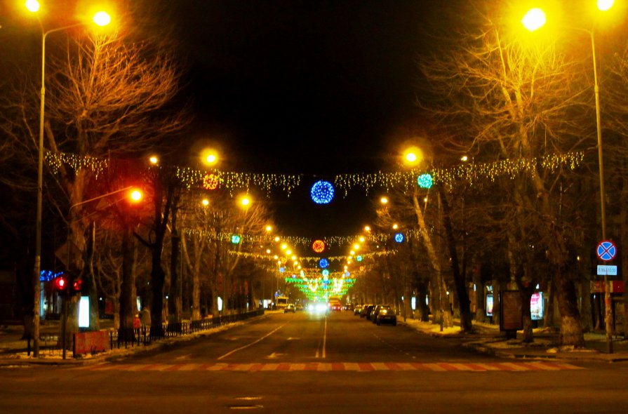 Улица празднует НГ - AV Odessa