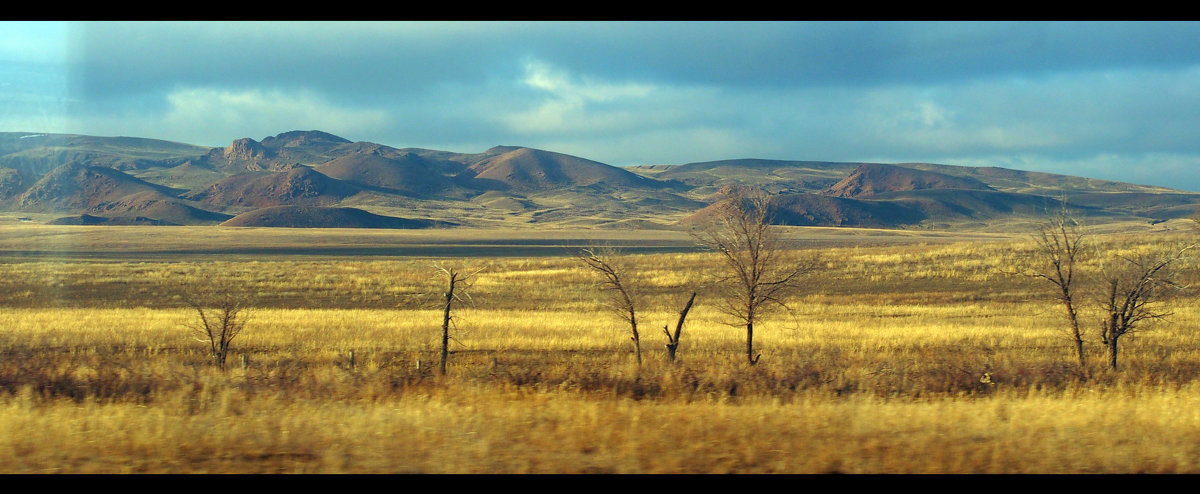 Казахстан,вид из окна поезда - Андрей Краснолуцкий
