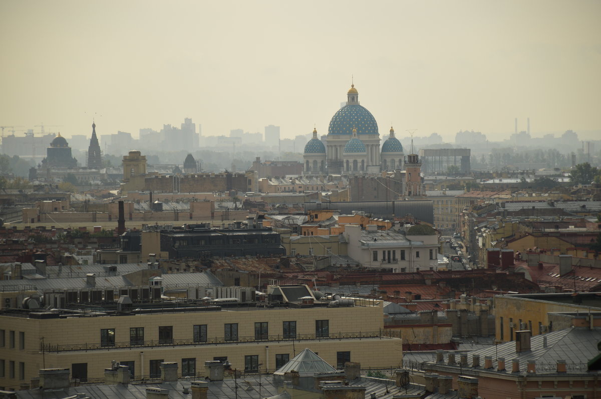Вид на город со смотровой площадки Исаакиевского собора - Светлана Шарафутдинова