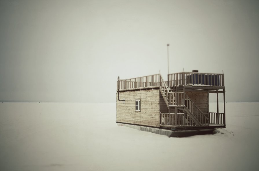 зима на озере Неро - Lisa Buzova
