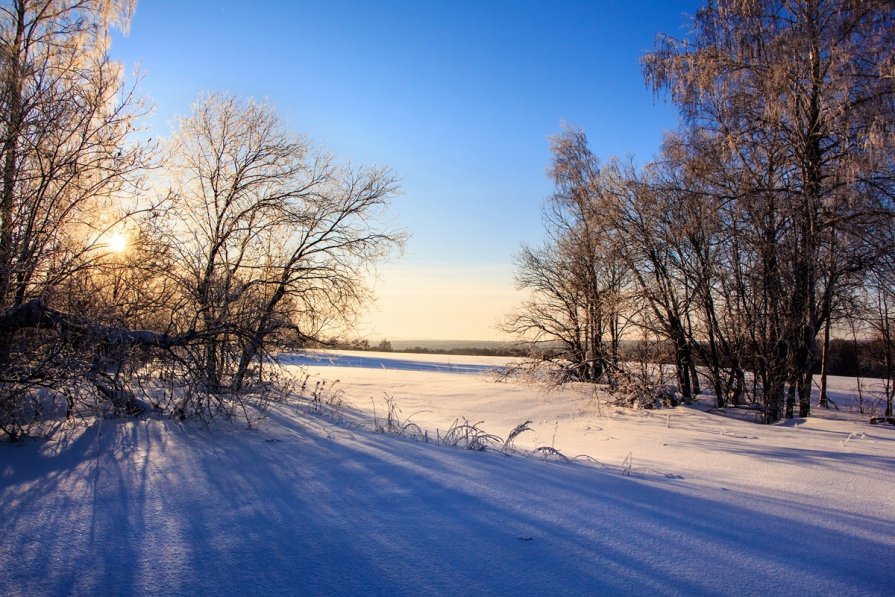 зимний пейзаж - Виктор Ковчин