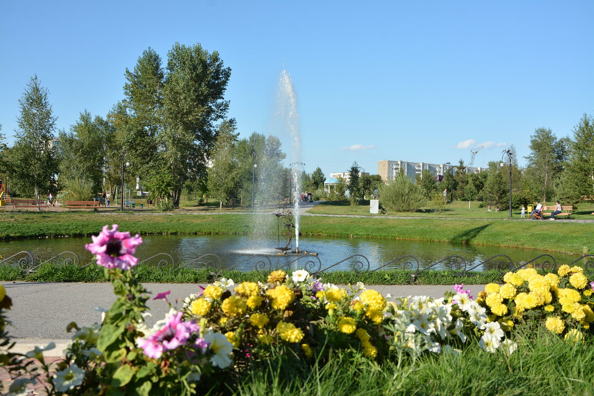 Городской фонтан - юрий Амосов