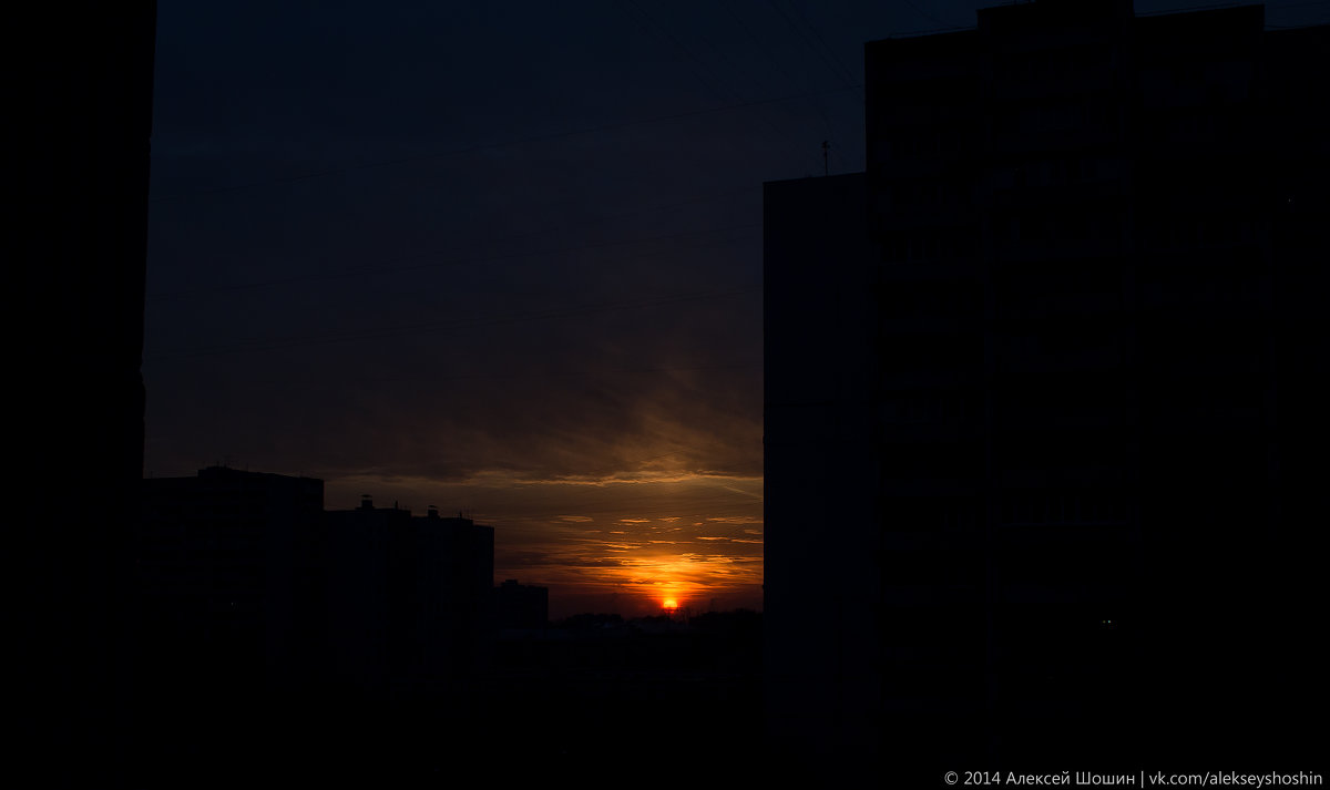 Autumn sunset - Алексей Шошин