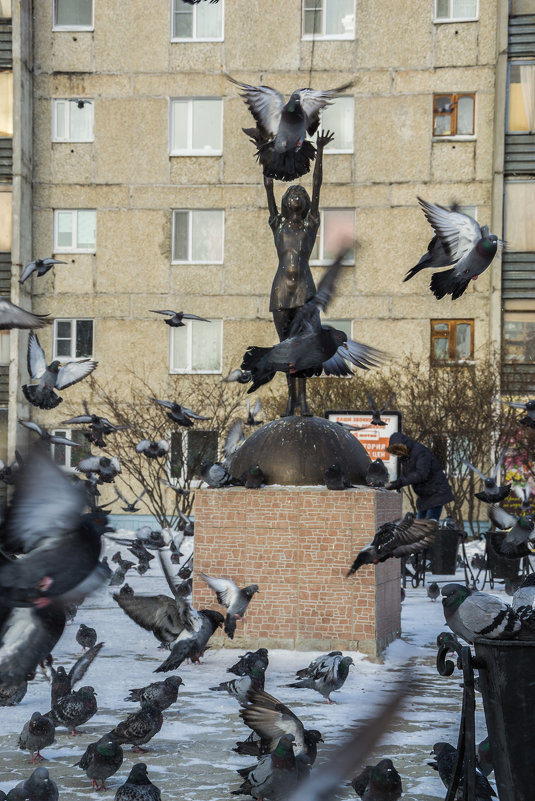 Нягань Центральная площадь