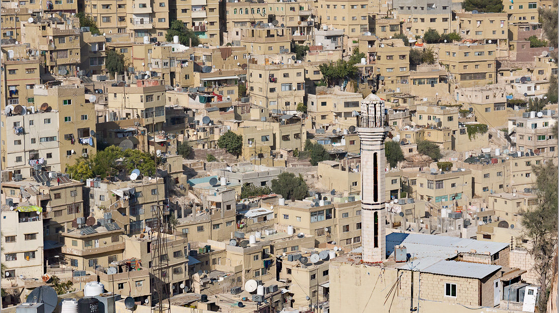 Восточные кварталы Аммана, Иордания. - Lmark 