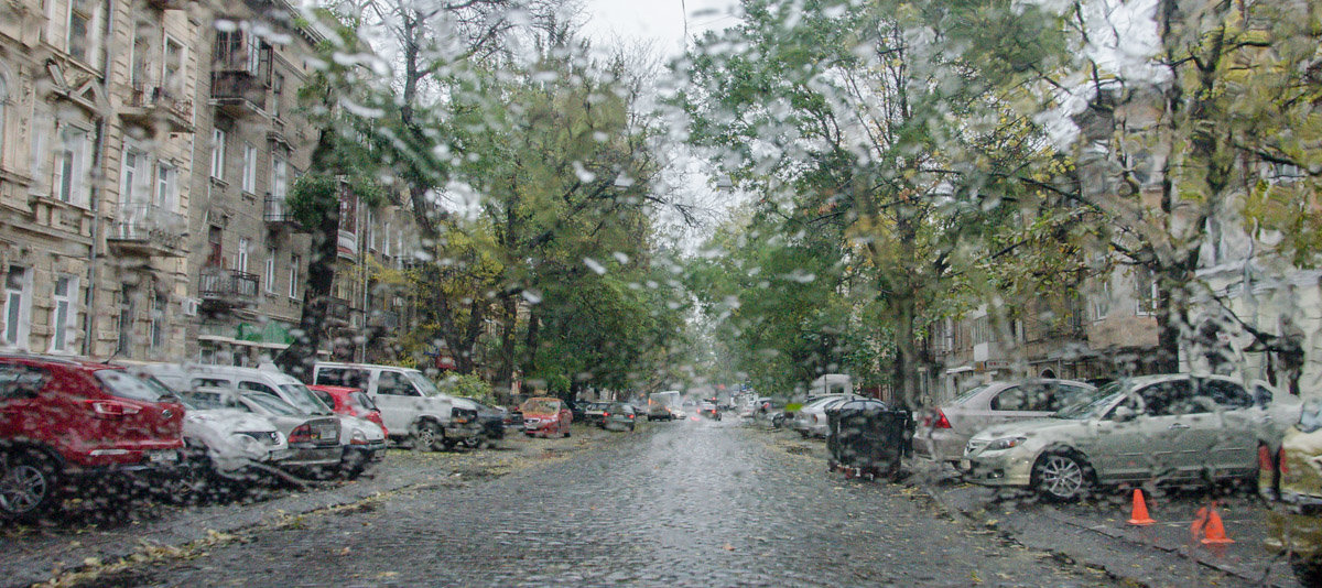 Осенний дождь рисует акварелью 2 - Галина Юдина