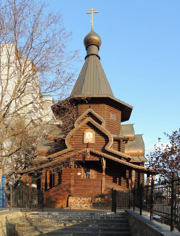 Храм-часовня Алексия, митрополита Московского, в Северном Медведкове. - Александр Качалин