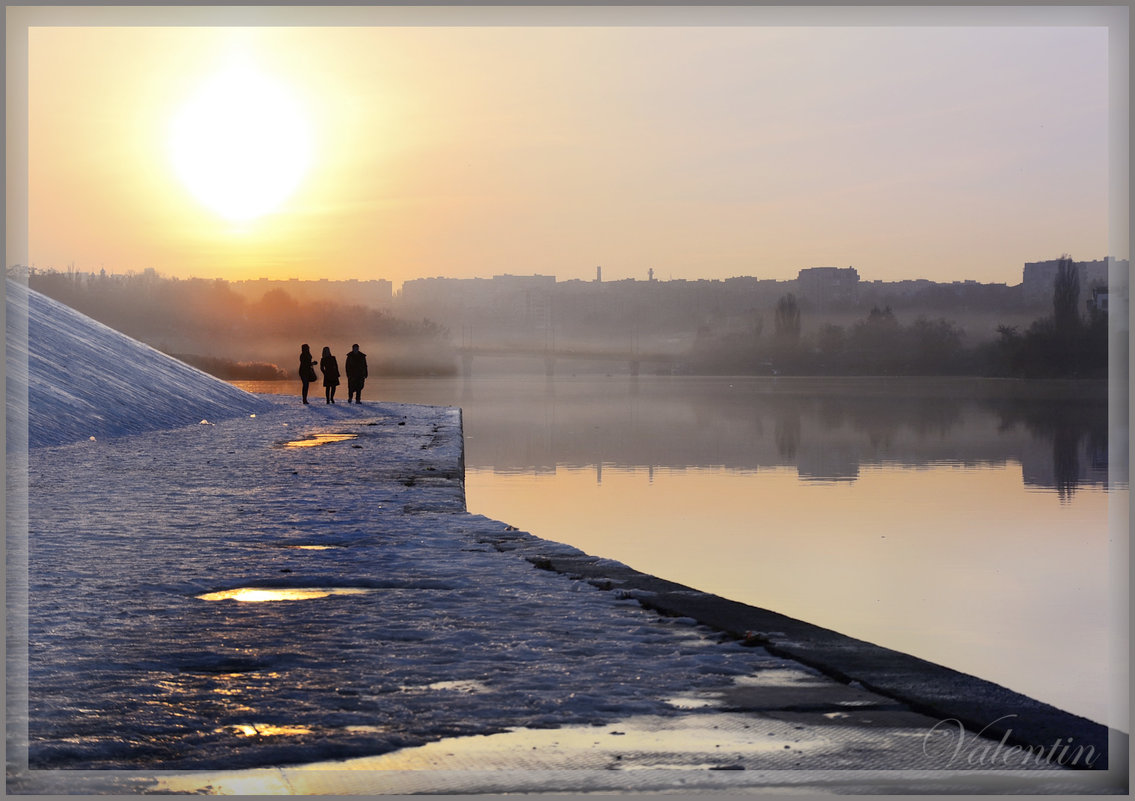 Закат на реке Ю.Буг - Валентин Цапков