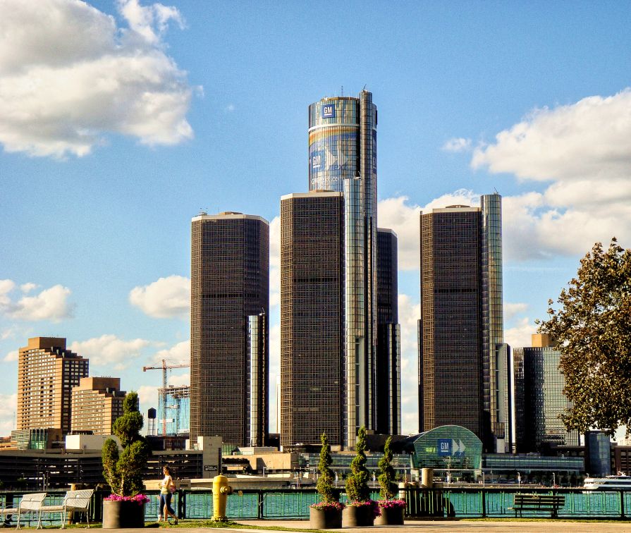 Detroit. GM buildings. - Andy Zav