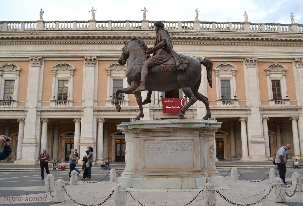 Рим, конная статуя Марка Аврелия - Lüdmila Bosova (infra-sound)