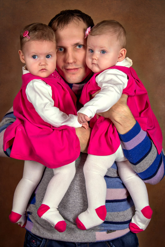 папа с дочками - Ирина 