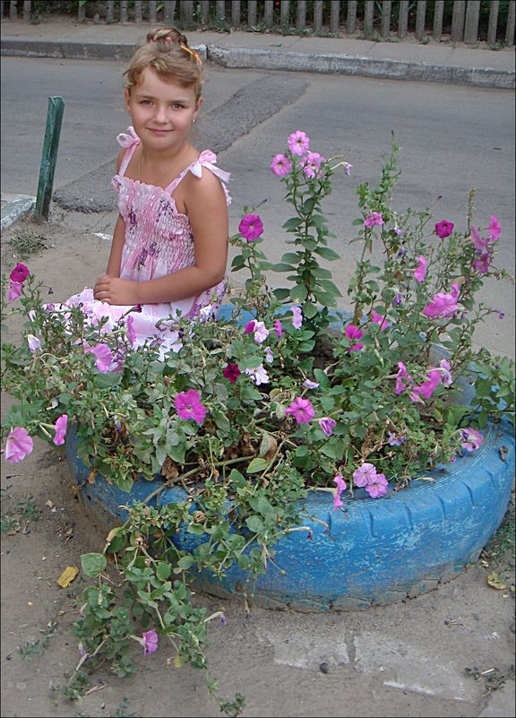 В цветах петунии - Нина Корешкова