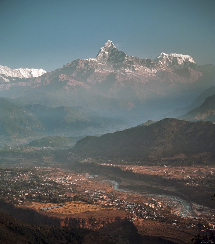 Гималайский хребет на рассвете - Адель Гайнуллин