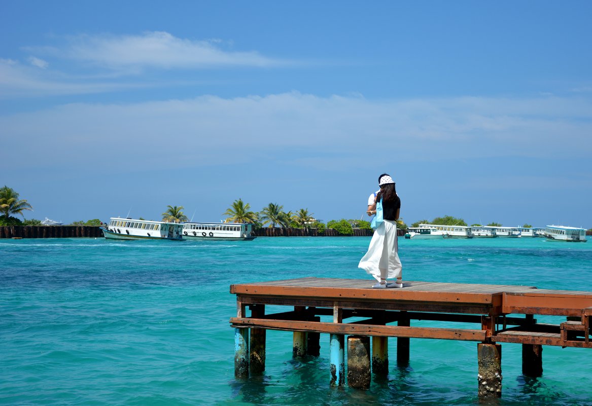 Chinese couple, Maldives, Male - Olga Chertanovskaya