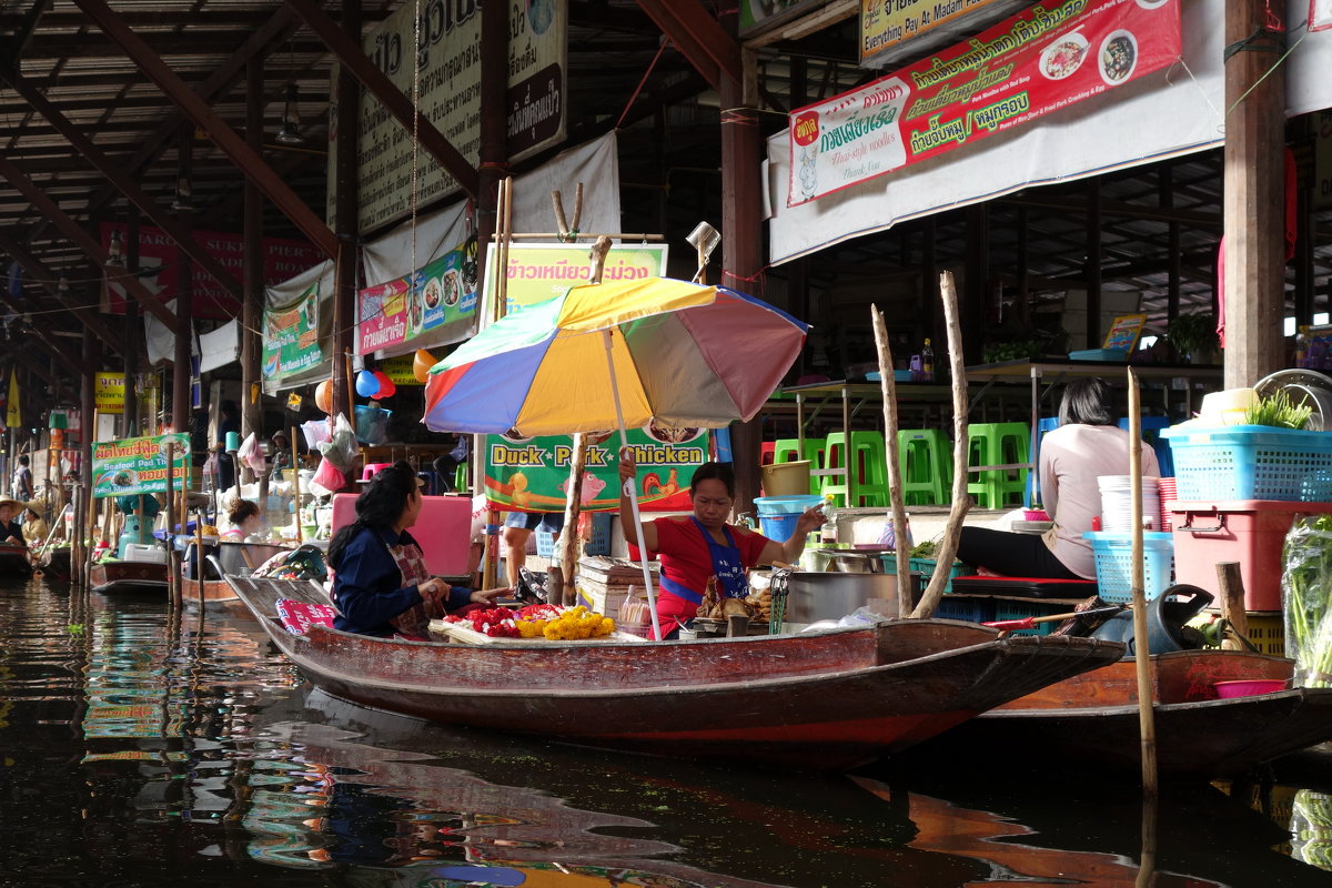 Плавучий рынок в Бангкоке - Стрючков Станислав 