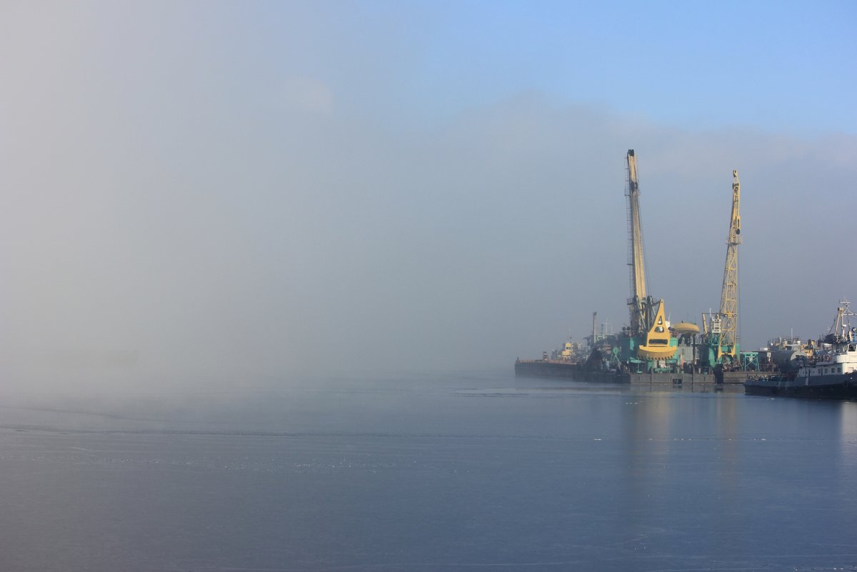Туман в порту. Волга - Ната Волга
