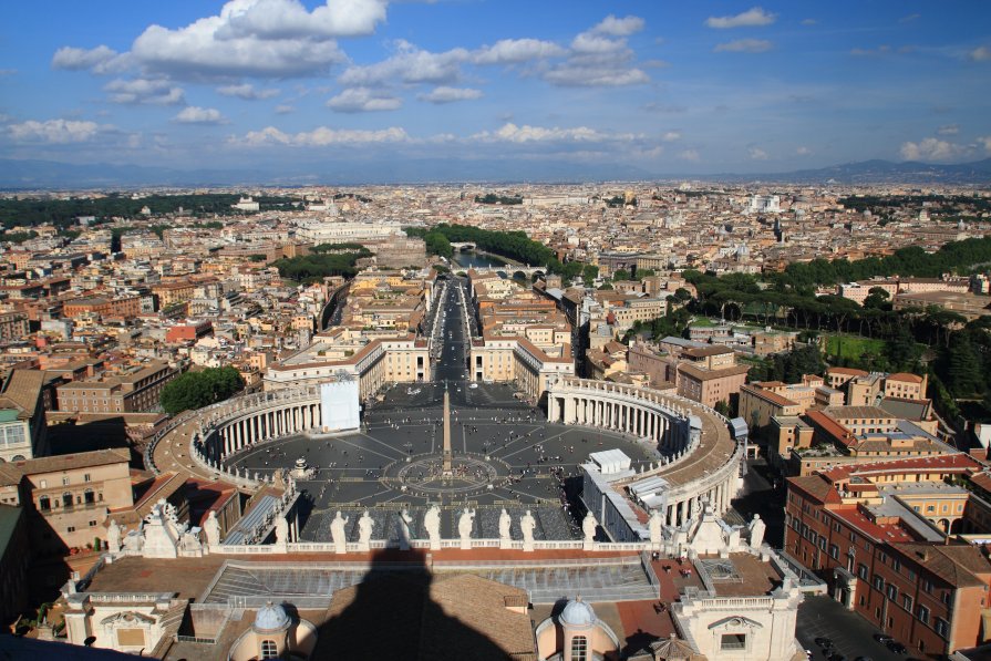 Вид на Рим и Ватикан с купола собора Св. Петра - Вадим Лячиков