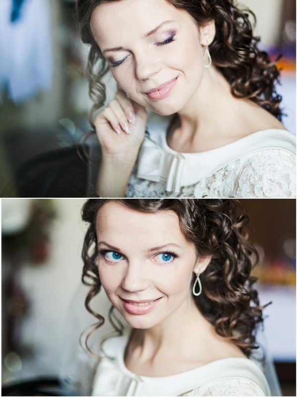 Прическа и макияж для невесты - Vlada Seluta