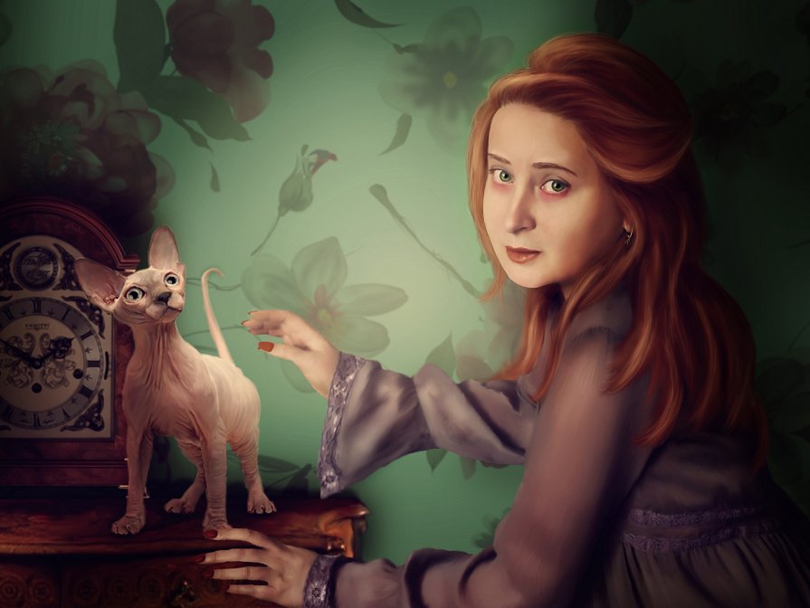Дама с котёнком - Лана Назарова