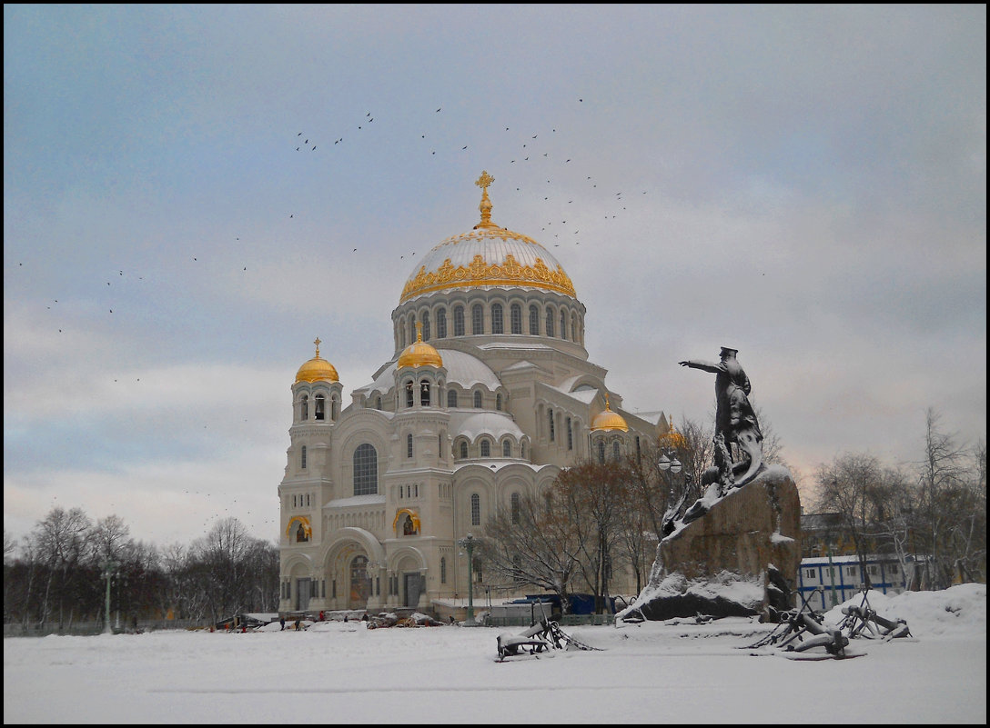 Никольский собор в Санкт Петербурге зимой