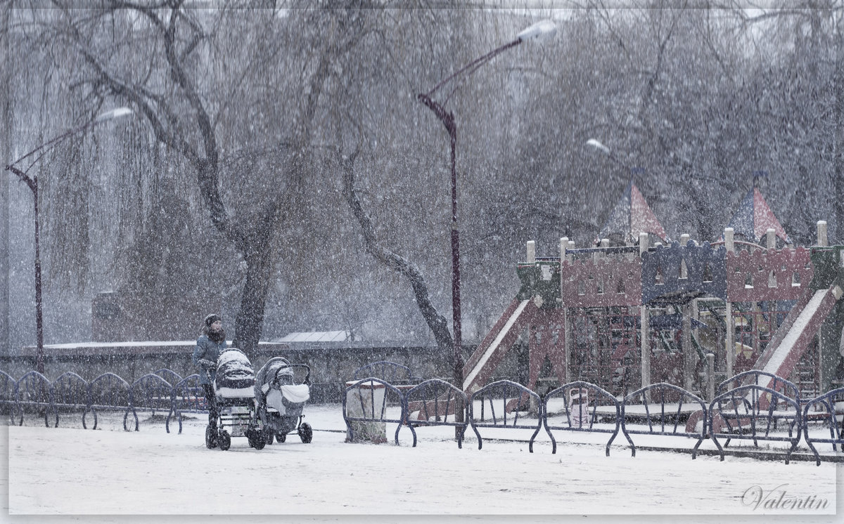 Снегопад в Виннице - Валентин Цапков