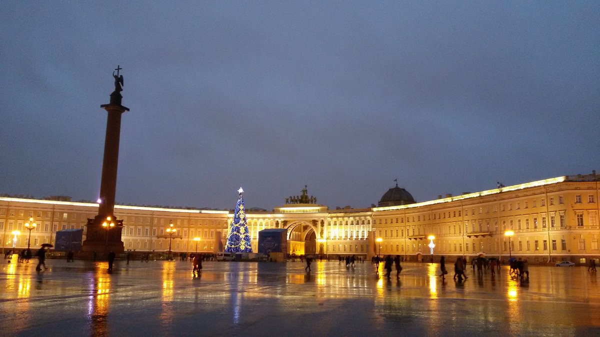 Дворцовая площадь - прекрасна в любую погоду - Евгения Чередниченко