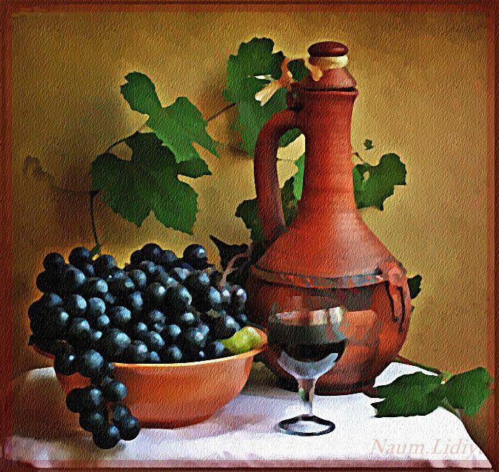 Виноградный натюрморт - Лидия (naum.lidiya)