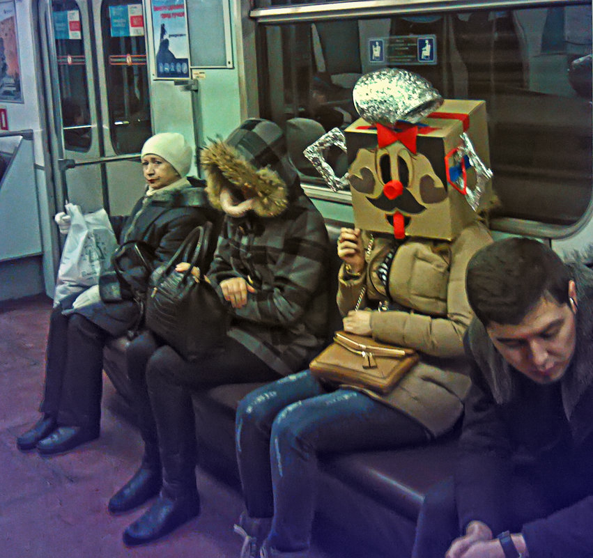 От поездки в метро такая голова...))) - Tajmer Aleksandr
