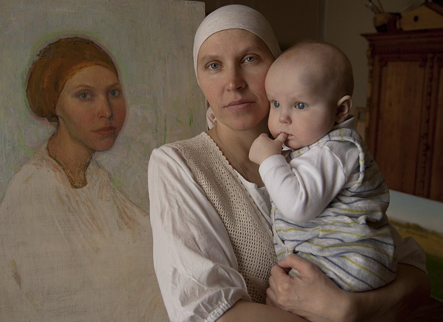 Портрет на фоне портрета - Людмила Синицына
